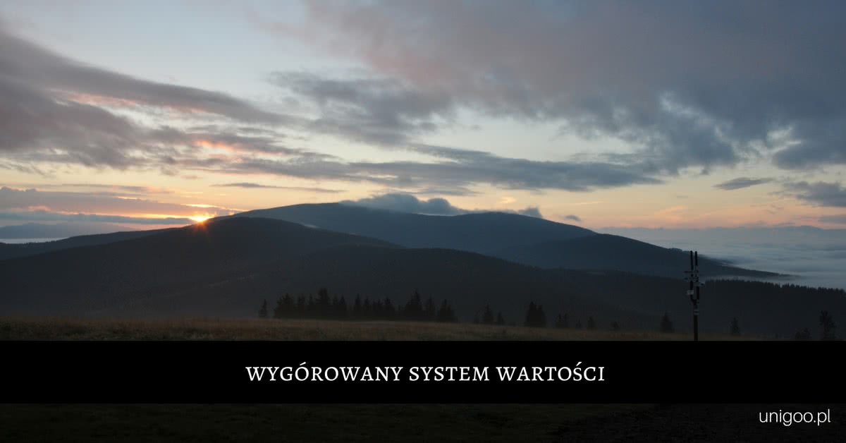 sprawdź Czy i Ty masz wygórowany system wartości V2